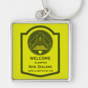 Bell Tent Glamping Business Key Ring
