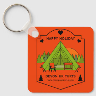 Bell Tent Glamping Business Key Ring