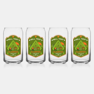 Bell Tent Glamping Can Glass