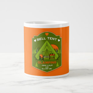 Bell Tent Glamping Large Coffee Mug