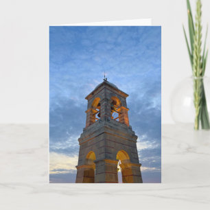 Bell Tower Athens Greece Card