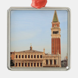 Bell Tower, Piazza San Marco, Venice Metal Tree Decoration