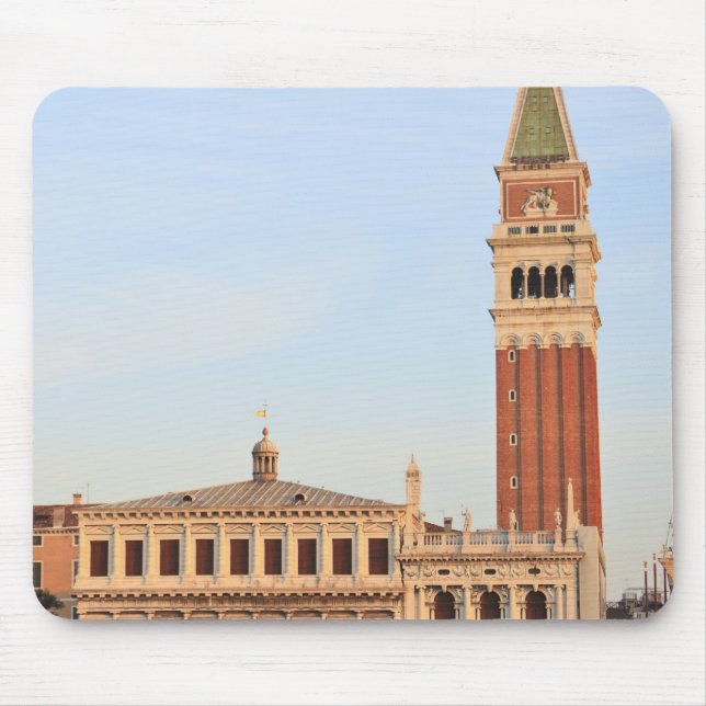 Bell Tower, Piazza San Marco, Venice Mouse Pad (Front)
