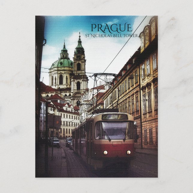 Bell Tower, Prague Postcard (Front)