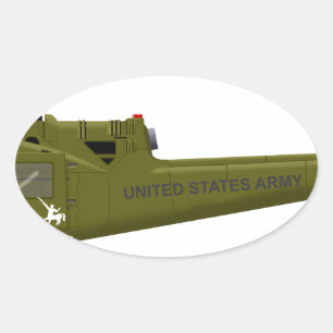Bell UH-1 Centaur Oval Sticker