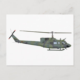 Bell UH-1N 455455 Postcard