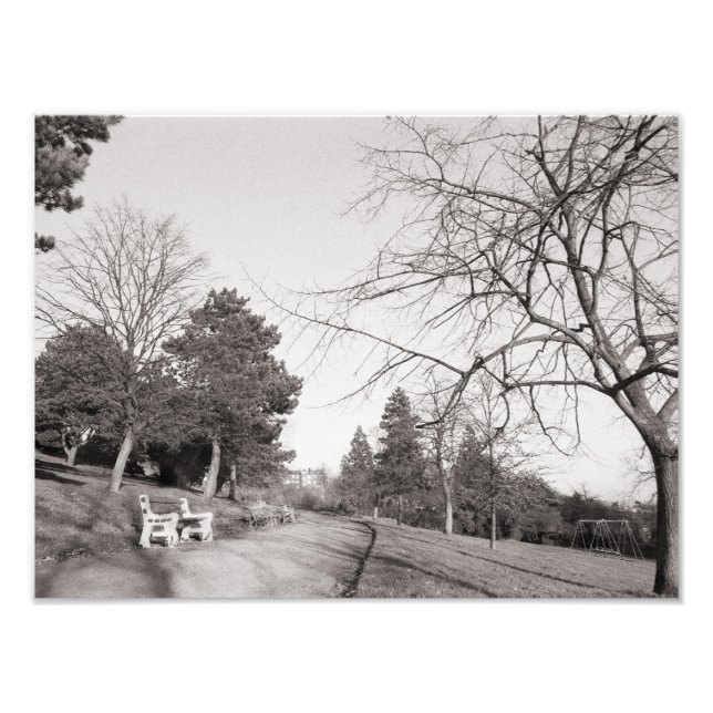 Bell Vue Park, Newport, Mon (Dec 1977) Photo Print (Front)