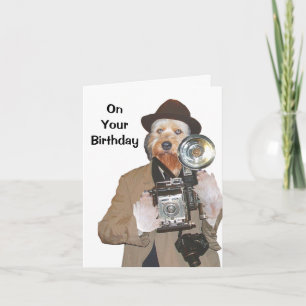 Bella As The PAWparazzi Card