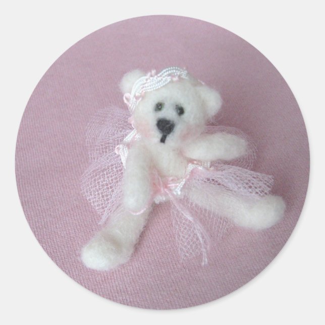 Bella Ballerina Bear Stickers (Front)