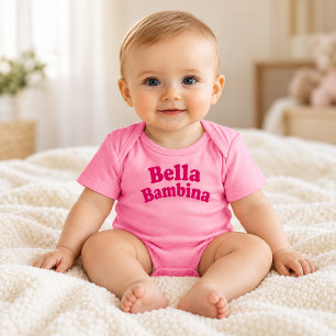 Bella Bambina Baby Pink Bodysuit