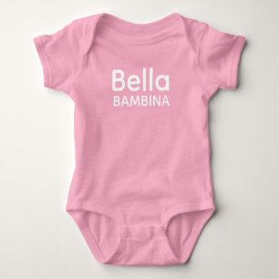 Bella Bambina Italian Sicilian Baby Bodysuit