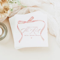 BELLA Blush Bow She's Tying the Knot Bridal Shower