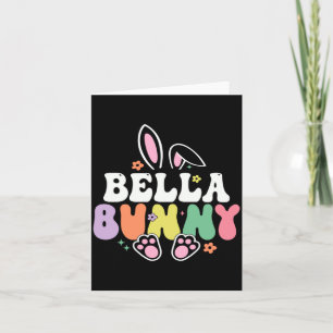 Bella Bunny Women Easter Day Rabbit Grandma Family Card