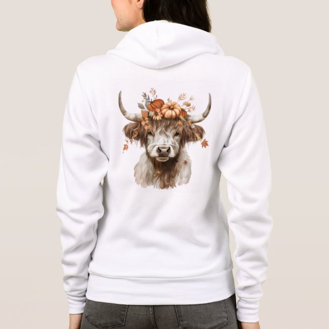 Bella+Canvas Full-Zip Hoodie (Back)