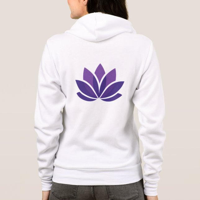 Bella+Canvas Full-Zip Hoodie (Back)