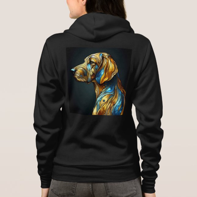Bella+Canvas Full-Zip Sweatshirts with artwork 16 (Back)