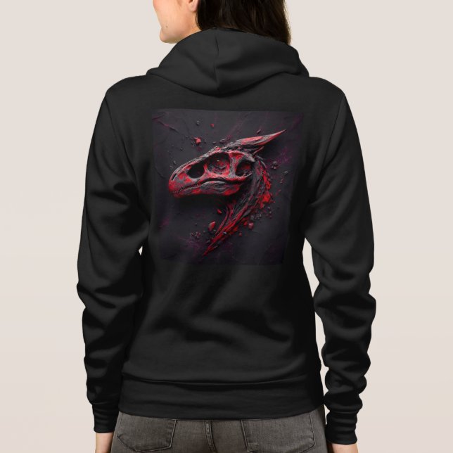 Bella+Canvas Full-Zip Sweatshirts with artwork 28 (Back)