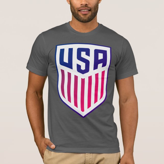 Bella+Canvas Jersey Short Sleeve USA T-Shirt (Front)