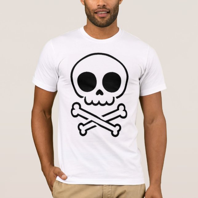 Bella+Canvas Jolly Roger Cuddly T-Shirt (Front)