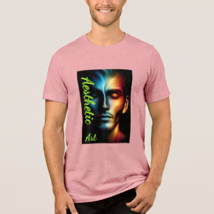 Bella+Canvas Men's Tri-blend T-Shirt, White, Adult Shirt