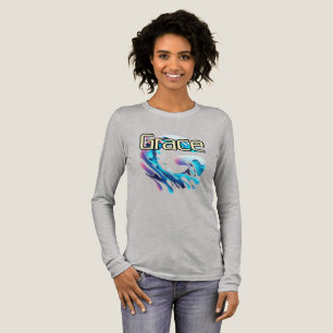 Bella+Canvas Tri-blend Long Sleeve Shirt, Solid Bl Shirt