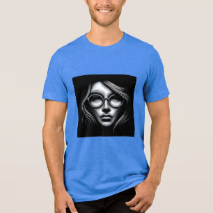 Bella+Canvas Tri-blend T-Shirt, Solid Black Trible Shirt