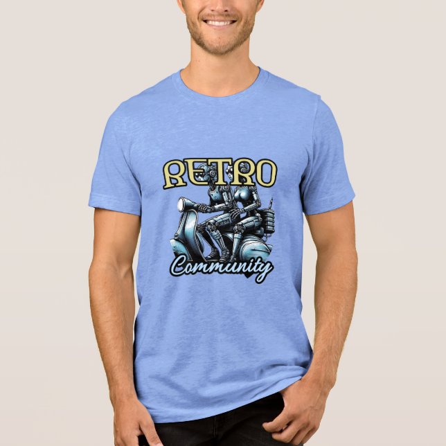 Bella+Canvas Tri-blend T-Shirt, White, Adult S Tri-Blend Shirt (Front)