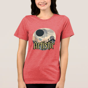 Bella+Canvas Women's Tri-blend T-Shirt, White, Adu Shirt