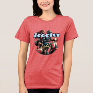 Bella+Canvas Women's Tri-blend T-Shirt, White, Adu Shirt