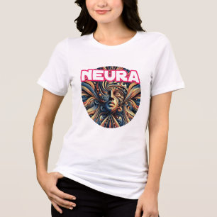 Bella+Canvas Women's Tri-blend T-Shirt, White, Adu Shirt