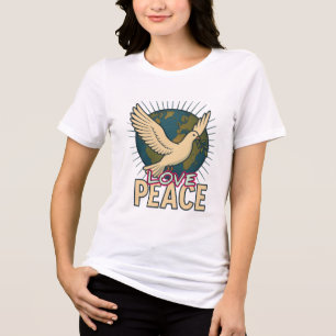 Bella+Canvas Women's Tri-blend T-Shirt, White, Adu Tri-Blend Shirt