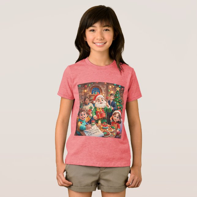 Bella+Canvas Youth Tri-blend T-Shirt Shirt (Front Full)