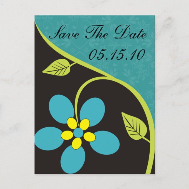 Bella Flora Save The Date Postcards (Front)