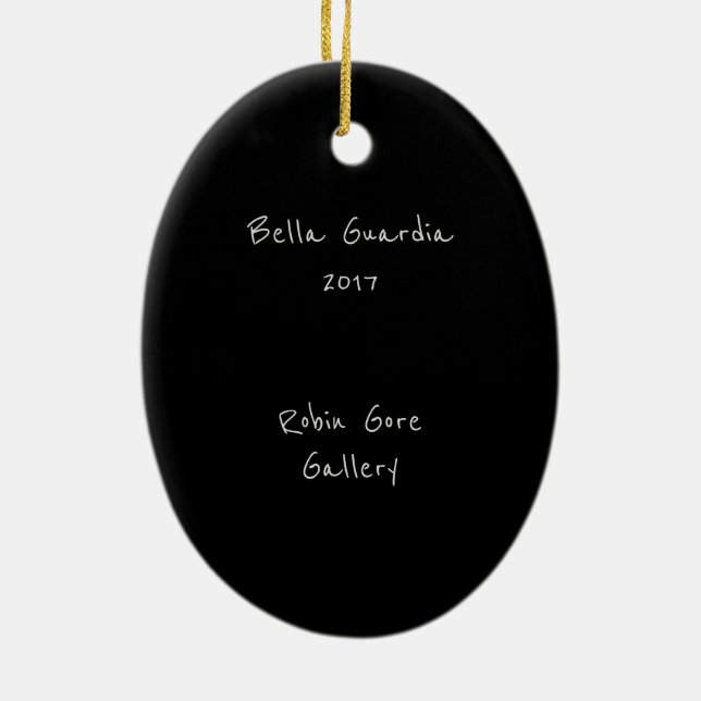 Bella Guardia Ceramic Tree Decoration (Back)