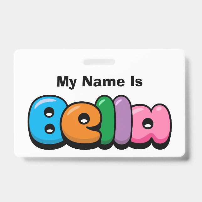 Bella ID Badge (Front)