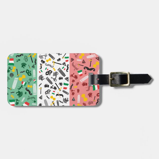 Bella Italia Luggage Tag (Front Horizontal)