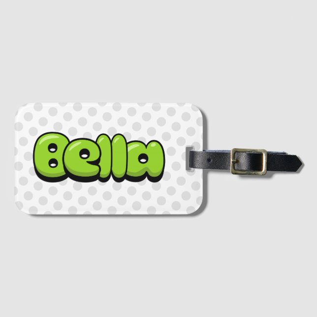 Bella Luggage Tag (Front Horizontal)