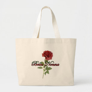 Bella Nonna (Beautiful Italian Grandmother) Large Tote Bag