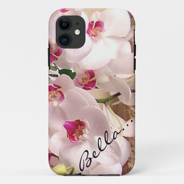 bella orchid iphone 5 case (Back)