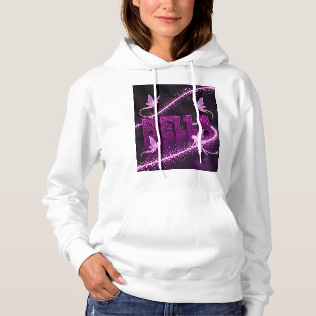 Bella - Personalized Hoodie – Gift for Her  (Front)