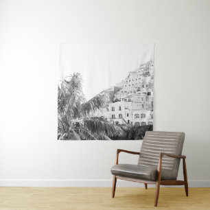 Bella Positano #8 #travel #wall #art  Tapestry