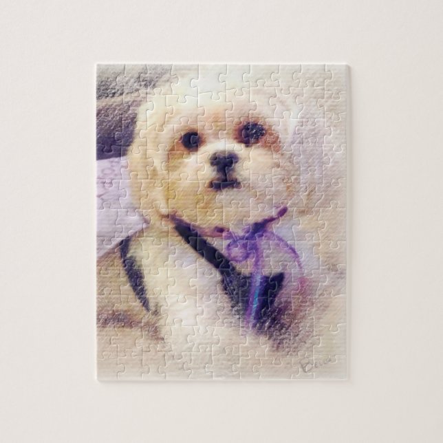 Bella Puppy Power Jigsaw Puzzle (Vertical)