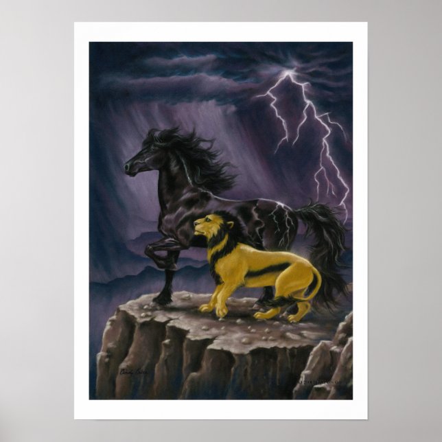 Bella Sara, Thunder - print (Front)