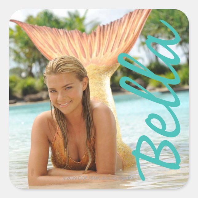Bella Square Sticker (Front)
