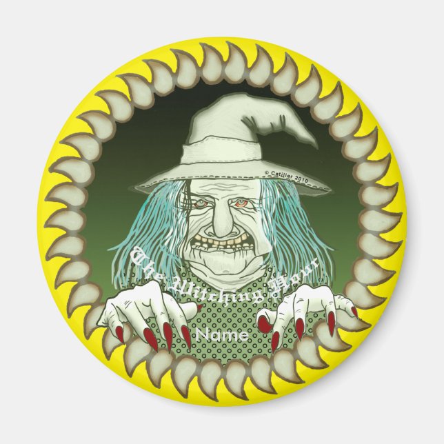 Bella Witch Face  magnet (Front)