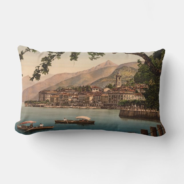 Bellagio I, Lake Como, Lombardy, Italy Lumbar Cushion (Front)