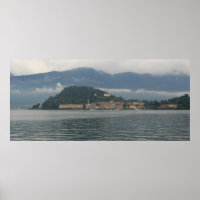 Bellagio in the Fog Poster