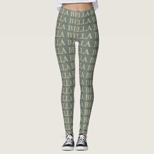 Bellagio Italy Poster Women's Leggings (Front)