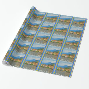 Bellagio Italy Poster Wrapping Paper