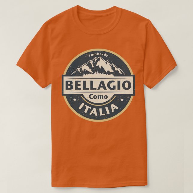 Bellagio Italy T-Shirt (Design Front)